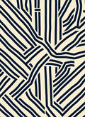 Bold Intersecting Lines Abstract Rug