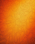 Warm Swirl Line Art Pattern Rug