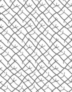 Rustic Hand Drawn Geometric Pattern Rug