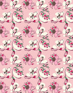 Whimsical Floral Pattern Rug