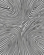 Black White Flowing Stripes Design Rug