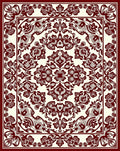 Classic Floral Symmetry Pattern Rug
