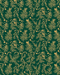 Emerald Forest Botanical Scroll Rug