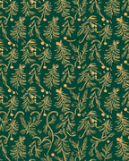 Emerald Forest Botanical Scroll Rug