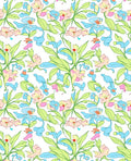 Pastel Floral Garden Nature Design Rug