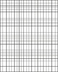 Bold Grid Linear Pattern Rug