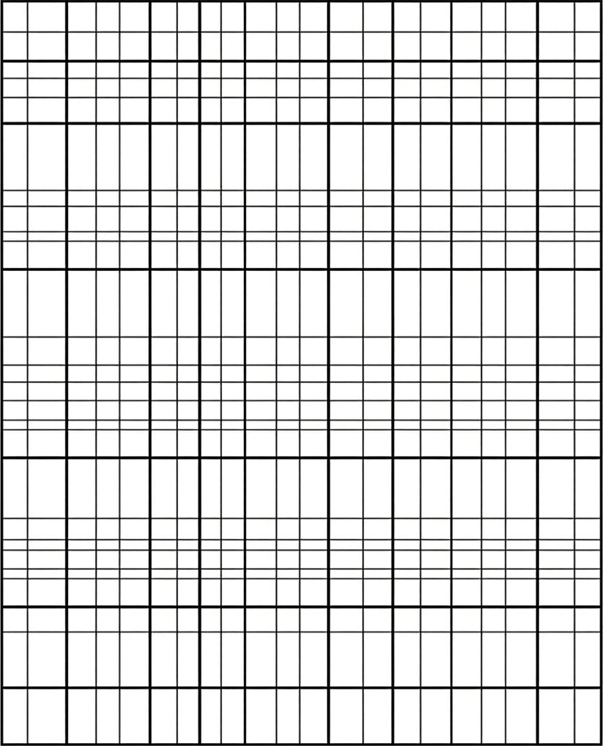 Bold Grid Linear Pattern Rug