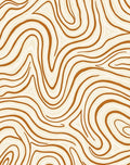 Natural Wood Grain Swirl Pattern Rug