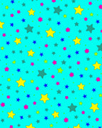 Colorful Star Pattern Rug