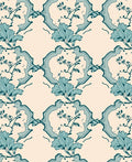 Vintage Floral Lattice Pattern Rug