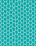 Geometric Hexagon Pattern Rug