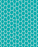 Geometric Hexagon Pattern Rug