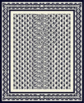 Intricate Geometric Tribal Pattern Rug