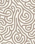 Taupe Swirl Abstract Pattern Rug