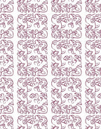 Abstract Organic Swirls Pattern Rug