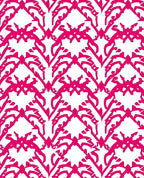 Hot Pink Abstract Geometric Pattern Rug