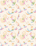 Soft Abstract Floral Pattern Rug