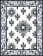Classic Floral Swirl Ornament Design Rug