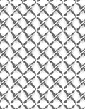 Interlocking Diamond Pattern Graphic Rug