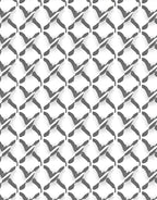 Interlocking Diamond Pattern Graphic Rug