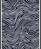 Abstract Organic Wave Pattern Rug