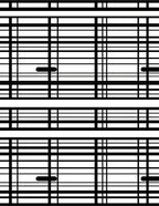Bold Grid Striped Design Rug