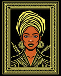 Bold Geometric Portrait Rug