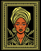Bold Geometric Portrait Rug