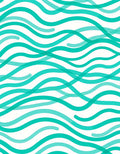 Ocean Wave Pattern Rug