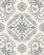 Ornate Floral Mandala Pattern Rug