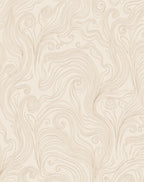 Flowing Natural Swirls Pattern Rug