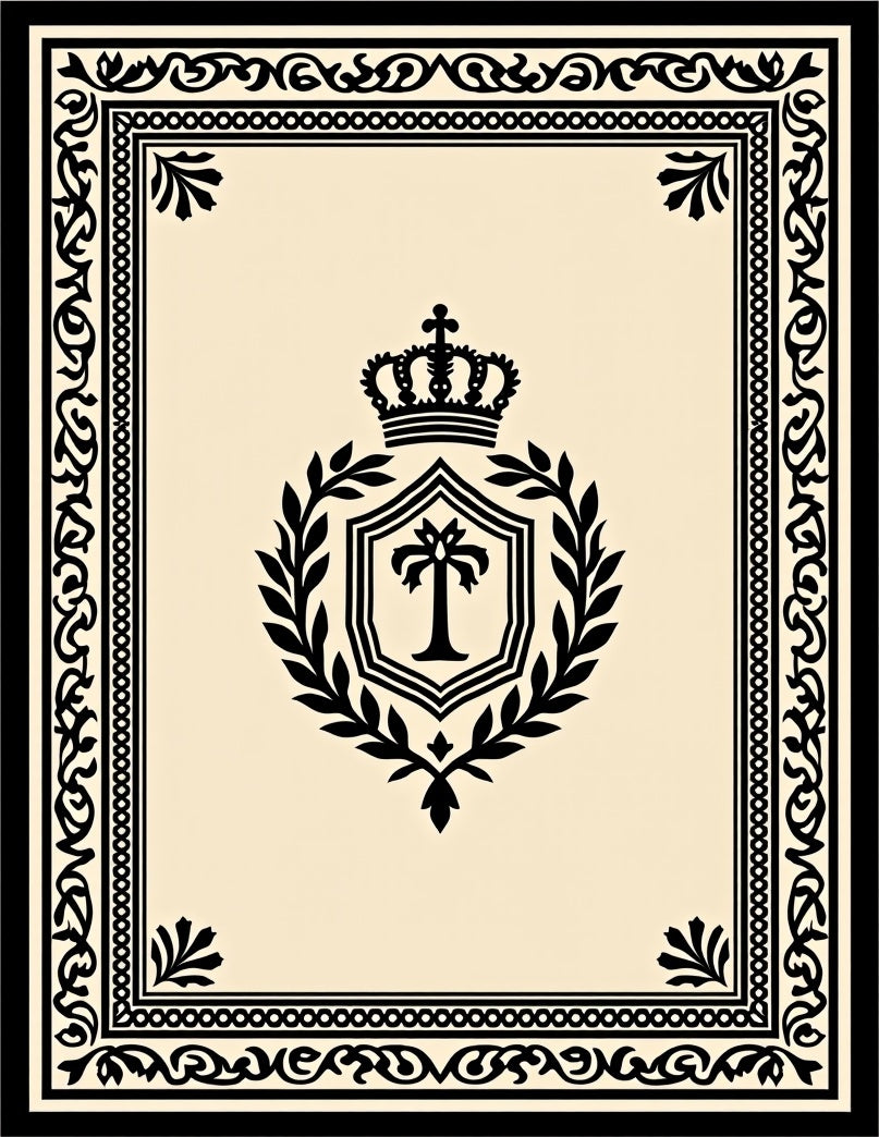 Regal Crest Classic Scroll Frame Rug