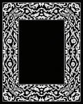 Art Nouveau Floral Border Design Rug