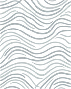 Cool Gray Wavy Stripe Pattern Rug