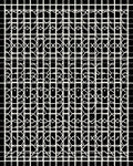 Bold Black White Geometric Pattern Rug