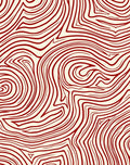 Crimson Flowing Organic Lines Rug