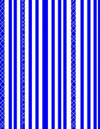 Bold Blue White Stripe Pattern Rug