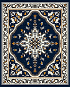 Ornate Floral Mandala Classic Pattern Rug