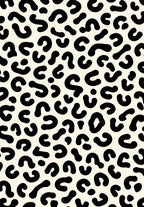 Modern Leopard Spot Print Pattern Rug