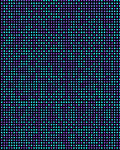 Cosmic Circle Grid Design Rug