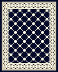 Classic Lattice Border Design Rug