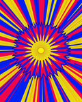 Radiant Starburst Pattern Rug