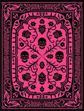Hot Pink Skull Floral Medallion Rug