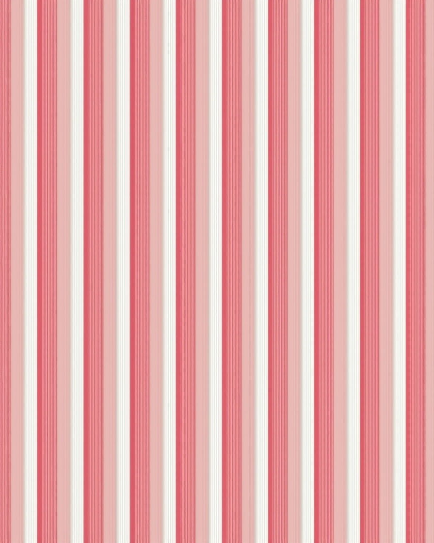 Classic Pink Striped Gentle Rug