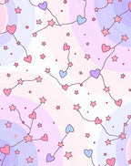 Sweet Heart Star Constellation Design Rug