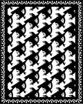 Whimsical Black Bird Pattern Design Rug