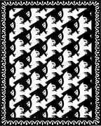 Whimsical Black Bird Pattern Design Rug