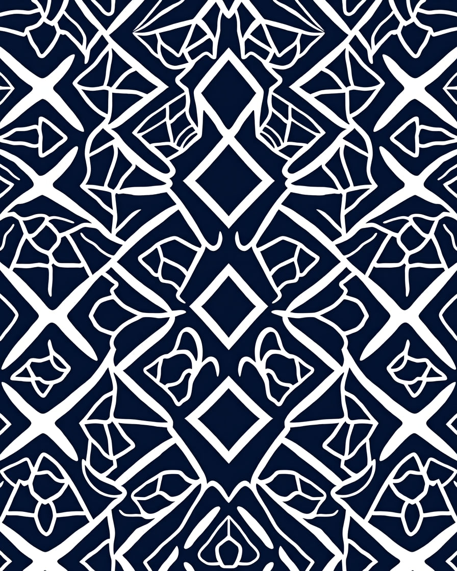 Bold Abstract Geometric Pattern Rug