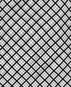 Bold Intersecting Grid Black White Design Rug