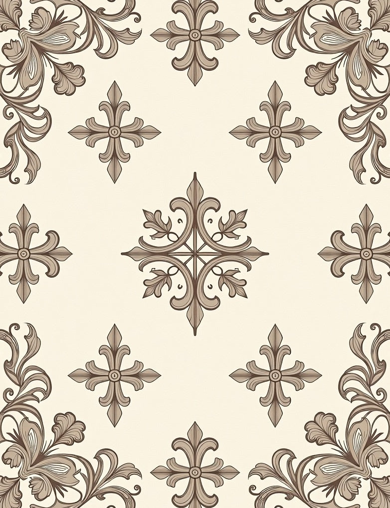 Classic Floral Motif Rug
